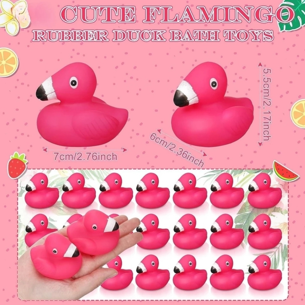 Flamingo Rubber Duckies 1/$8 2/$10 4/$20 - Picture 2 of 5